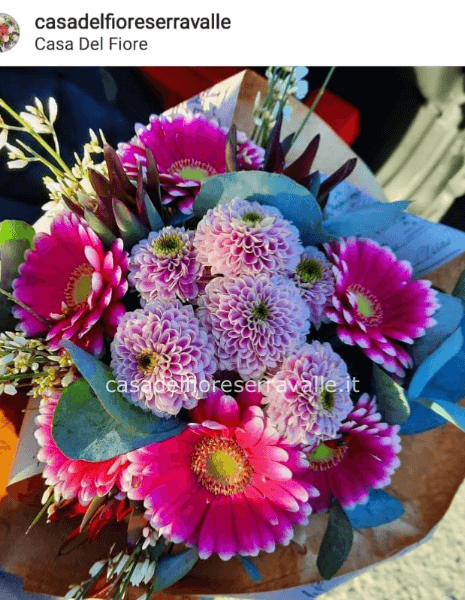 Bouquet di mini Gerbere miste